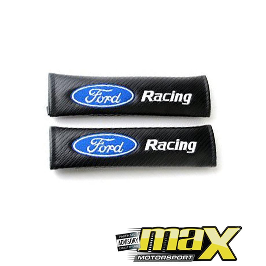 Racing Seatbelt Pads (Carbon Look) maxmotorsports