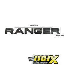 Load image into Gallery viewer, Ranger Lettering Badge (Black) maxmotorsports
