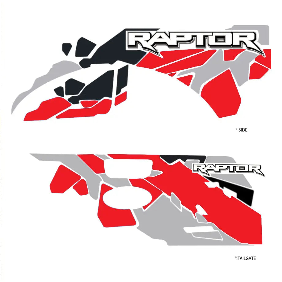 Ranger Raptor Edition Sticker Kit (Non OEM) maxmotorsports