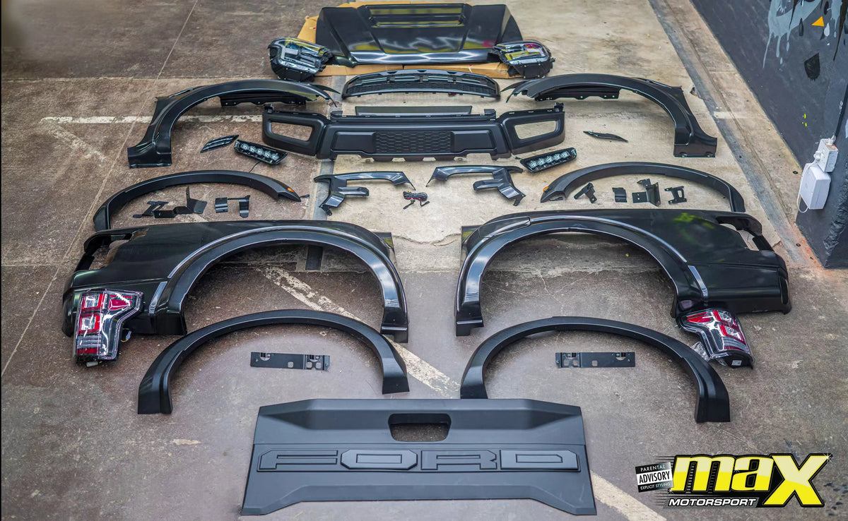 Ford Raptor Conversion Kit Ranger Raptor F150 Style Upgrade Conversion Body Kit - To Fit Ranger T ...