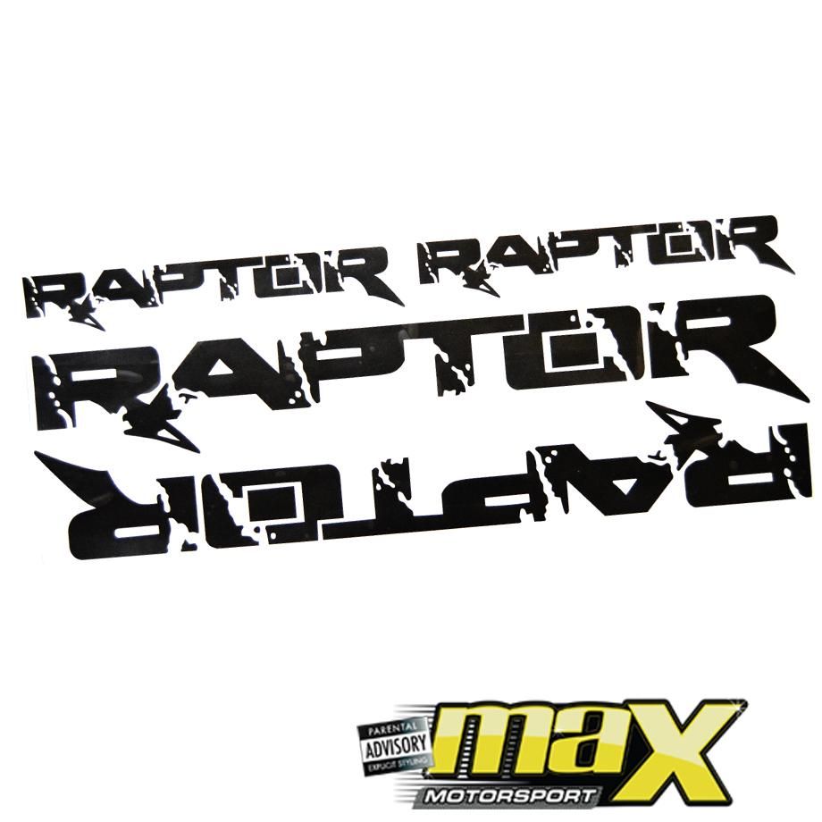 Ford Ranger Raptor Sticker Kit – Max Motorsport