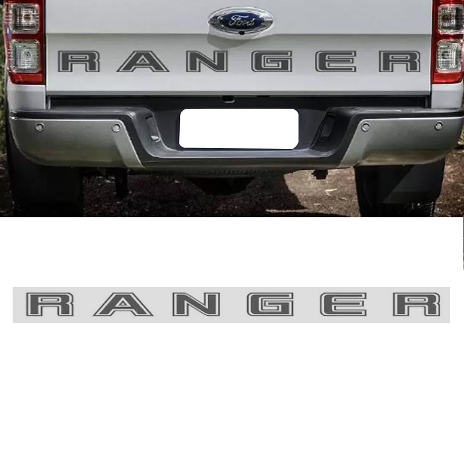 Ranger Raptor Tailgate Sticker - Dark Grey maxmotorsports