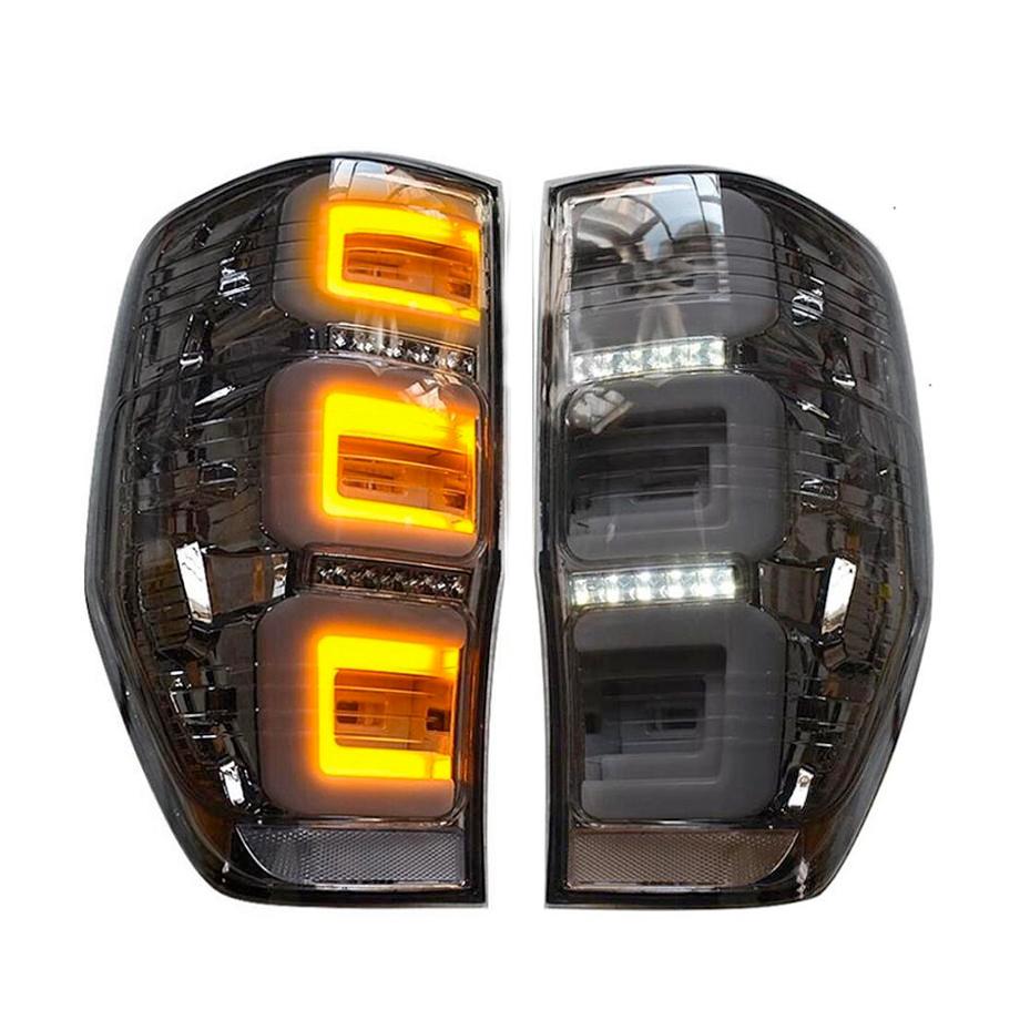 Ranger T6 / T7 Smoked Black LED Taillight (12-On) Max Motorsport