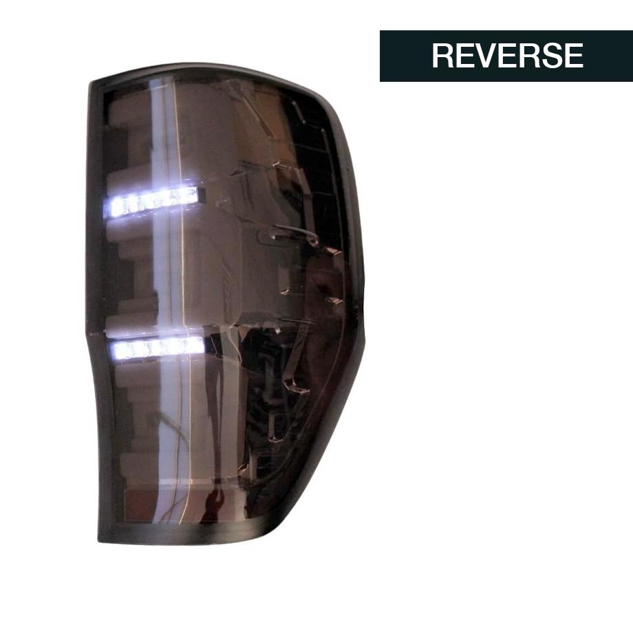 Ranger T6 / T7 Smoked Black LED Taillight (12-On) Max Motorsport