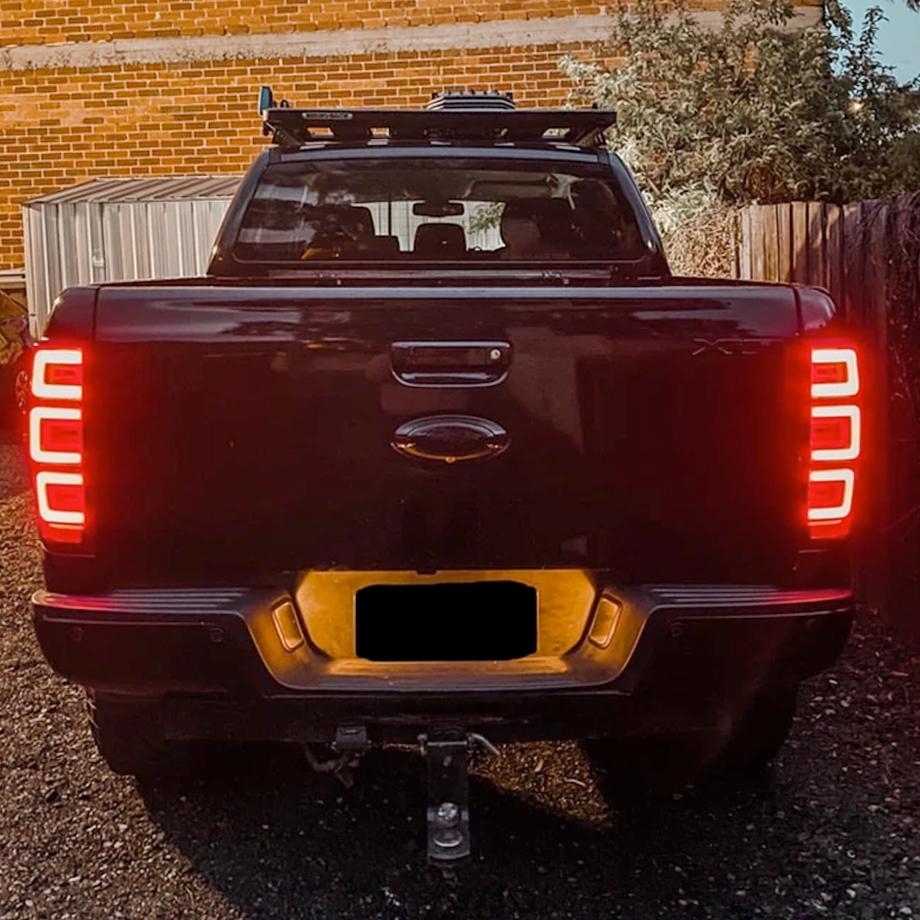 Ranger T6 / T7 Smoked Black LED Taillight (12-On) Max Motorsport