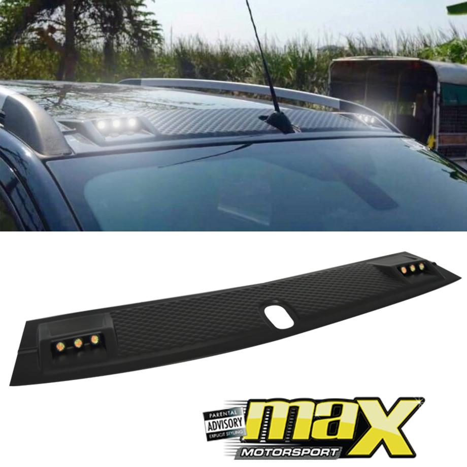 Ranger T6 / T7 (12-On) LED Roof Spoiler (Matte Black) maxmotorsports