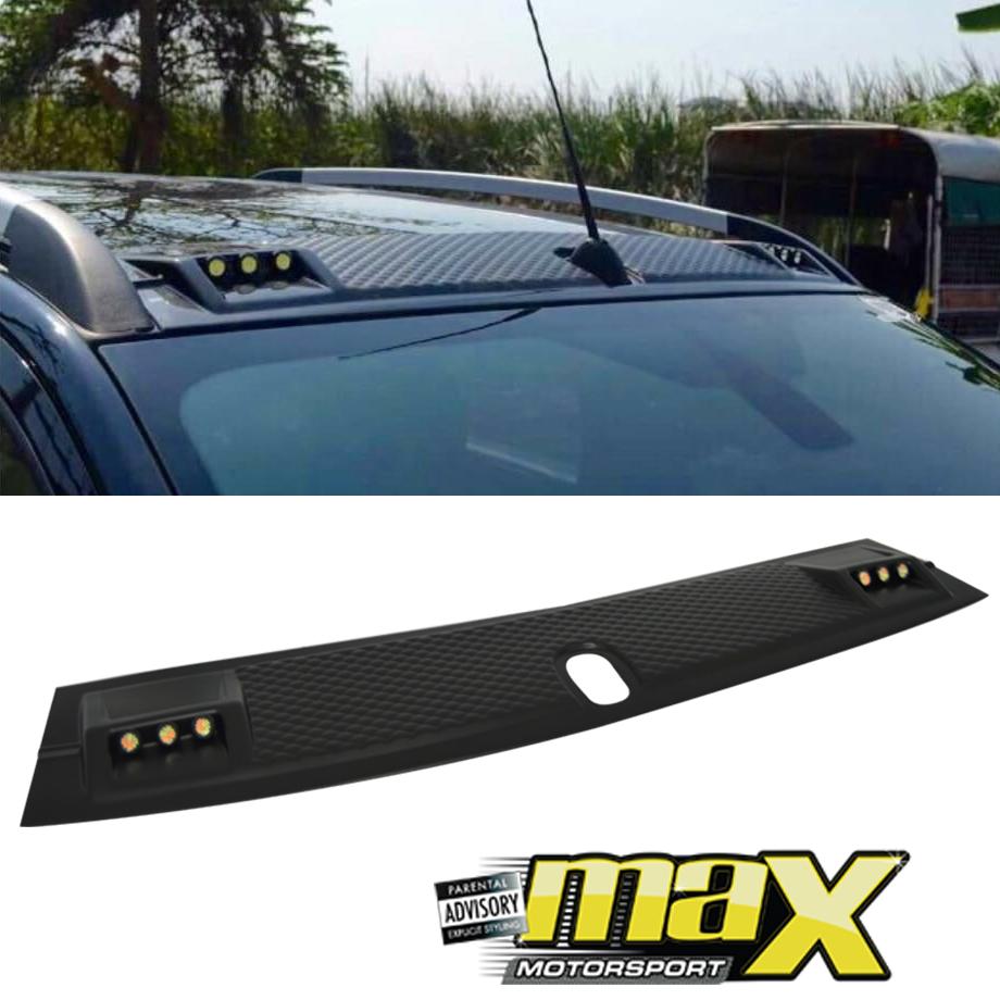 Ranger T6 / T7 (12-On) LED Roof Spoiler (Matte Black) maxmotorsports