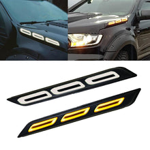 Load image into Gallery viewer, Ranger T6/T7/T8 Side Hood Dual Function LED Light Max Motorsport
