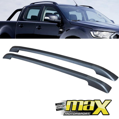 Ranger T6/T7 (12-On) Matte Black Stick On Roof Racks maxmotorsports