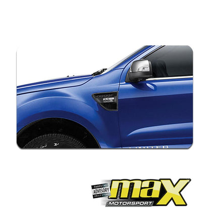 Ranger T6 (12-15) Matte Black Side Fender Vents maxmotorsports