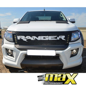 Ranger T6 (12-15) Raptor Xtreme Plastic Front Bumper Add On maxmotorsports