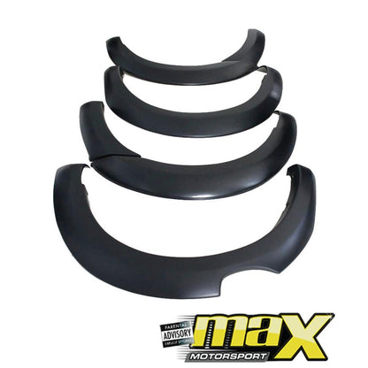 Ranger T6 (12-15) Smooth Matte Black Plastic Wheel Arch Kit (6 Inch) maxmotorsports