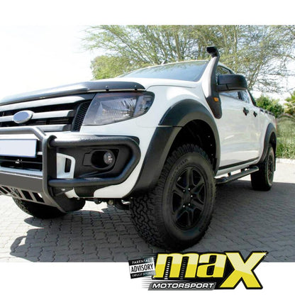 Ranger T6 (12-15) Smooth Matte Black Plastic Wheel Arch Kit (6 Inch) maxmotorsports