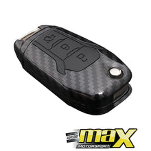 Load image into Gallery viewer, Ranger T7 / Everest (16-On) Carbon Fibre Key Case Cover With Key Ring maxmotorsports
