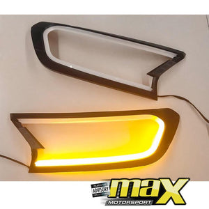 Ranger T7/ Everest (16-On) Headlight Surround With DRL Indicator Function maxmotorsports