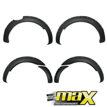Load image into Gallery viewer, Ranger T7 (16-On) Matte Black Plastic Side Wheel Arch Kit (Smooth Studded) maxmotorsports
