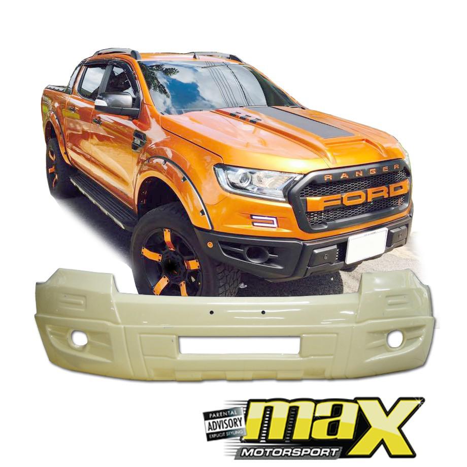 Ranger T7 (16-On) Raptor Plastic Front Bumper Add On Inc. DRL LED maxmotorsports