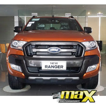Load image into Gallery viewer, Ranger T7 (16-On) Wildtrak Crystal Fog Lamps &amp; Covers With Wiring maxmotorsports
