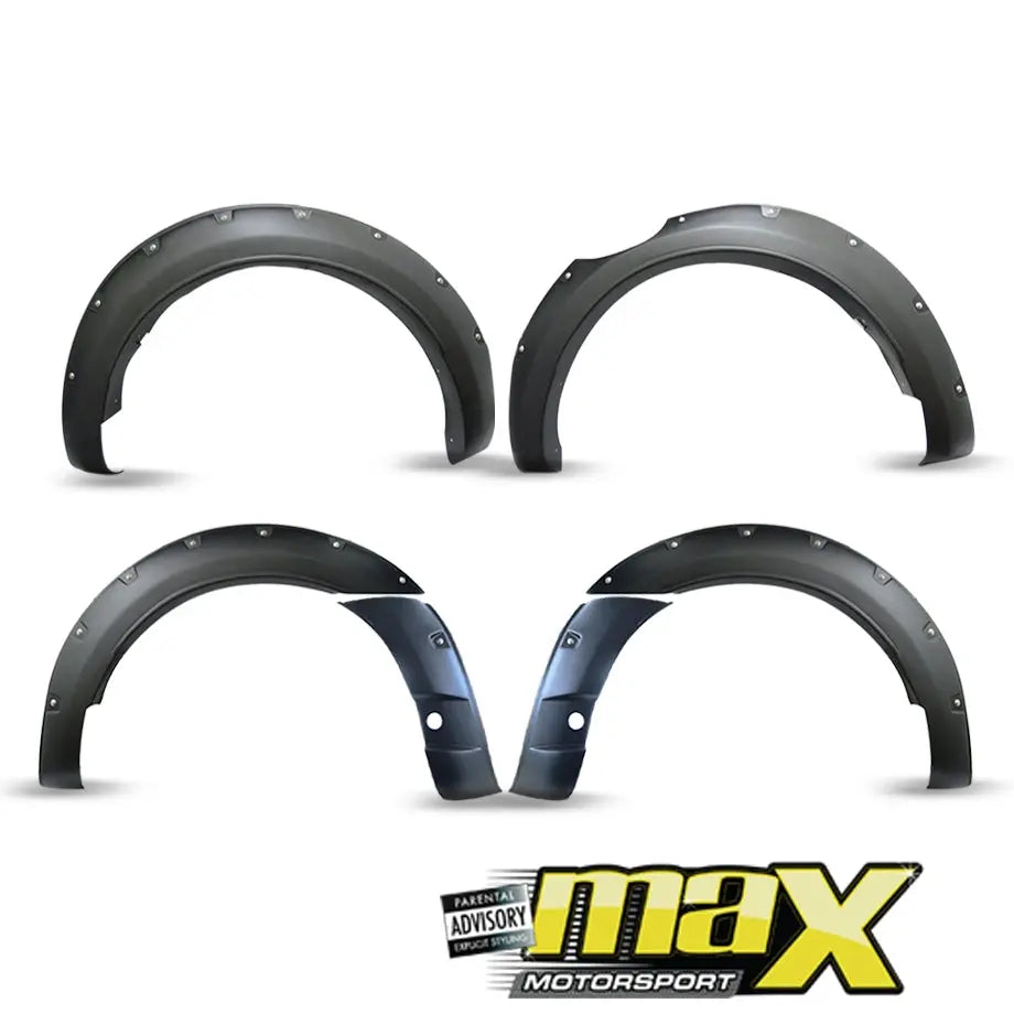 Ranger T8 (19-On) 6 Inch Matte Black Plastic Smooth Studded Wheel Arch With PDC maxmotorsports