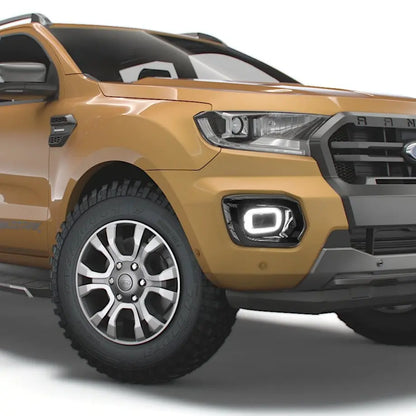 Ranger T8 (19-On) Wildtrak Dual Function Angel Eye Fog Light Surround Max Motorsport