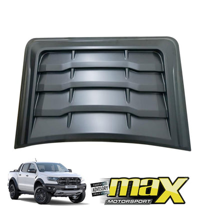 Ranger (12-On) Xtreme Matte Black Bonnet Scoop Max Motorsport