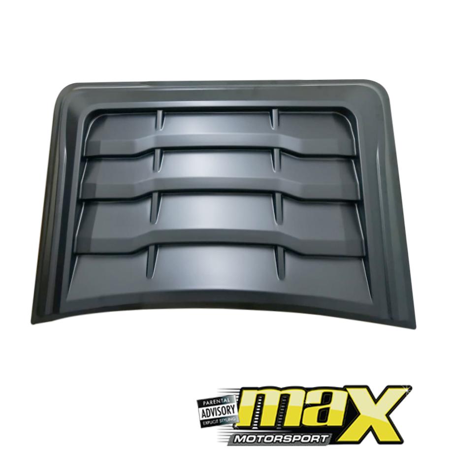 Ranger (12-On) Xtreme Matte Black Bonnet Scoop Max Motorsport