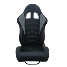 Load image into Gallery viewer, Reclinable Racing Seats Black Cloth (Pair) maxmotorsports
