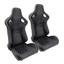 Load image into Gallery viewer, Reclinable Racing Seats PVC (Pair) Max Motorsport
