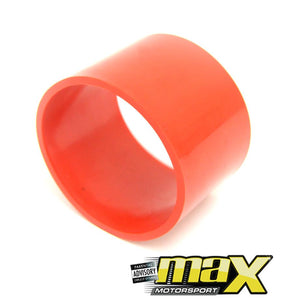 Red Silicone Rubber Sleeve 76mm maxmotorsports