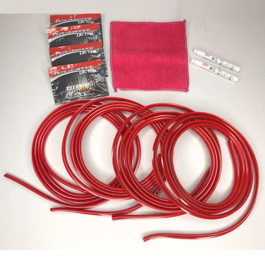 Rim Protector Kit - Red Max Motorsport