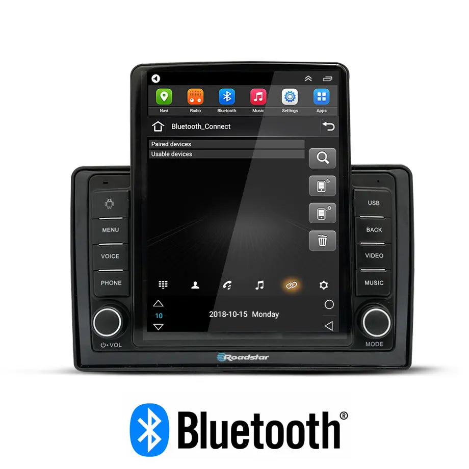 Roadstar 10.1 Inch - Tesla Style Android Entertainment & GPS System Max Motorsport