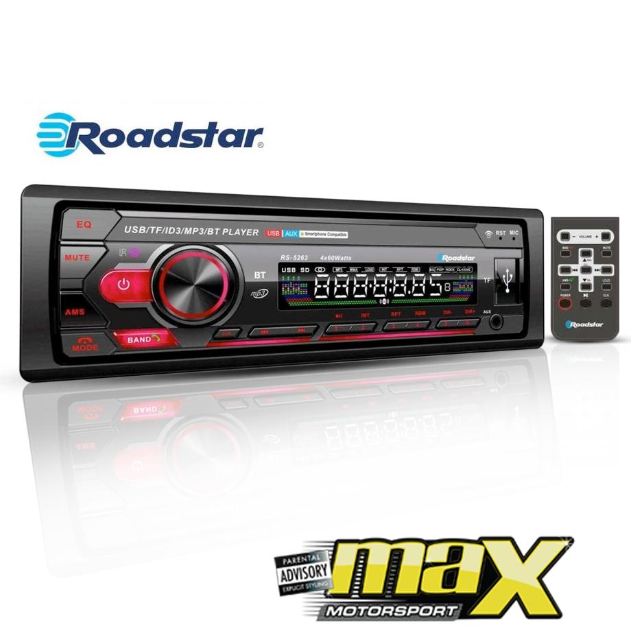 Roadstar RS-5263 MP3 Media Player with USB & Bluetooth Max Motorsport