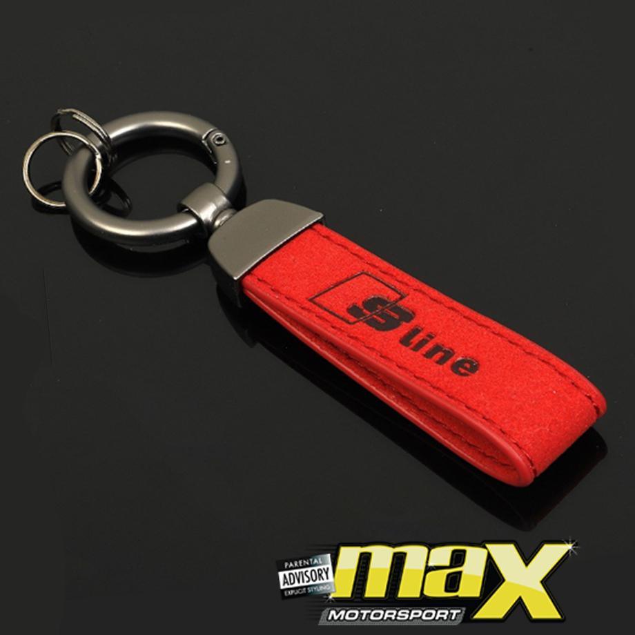 S-Line Suede Key Ring Max Motorsport