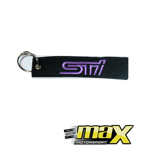 STI Embroidered Key Ring maxmotorsports