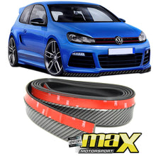 Load image into Gallery viewer, Samurai Universal Rubber Spoiler (Carbon) maxmotorsports
