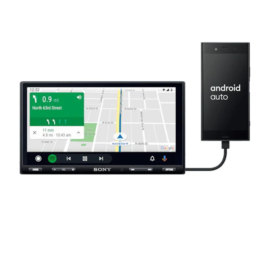 Sony XAV-AX5550D Double Din Media Player With Android Auto Sony