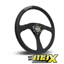 Load image into Gallery viewer, Sparco Racing Style Leather Look Steering Wheel maxmotorsports
