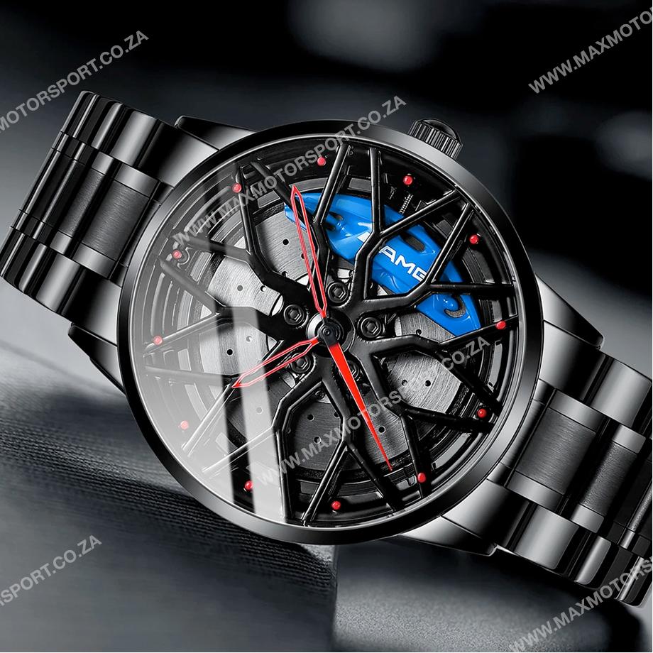 Sports Car Rim Wheel Watch - AMG Max Motorsport