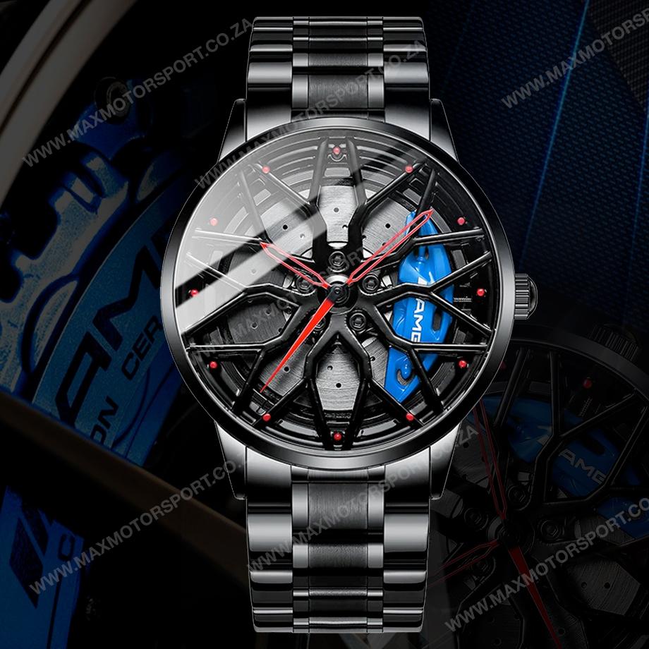 Sports Car Rim Wheel Watch - AMG Max Motorsport