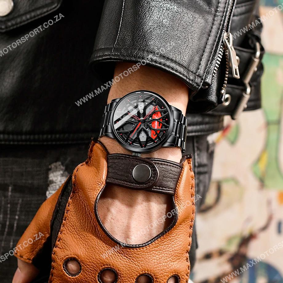 Sports Car Rim Wheel Watch - AMG Max Motorsport