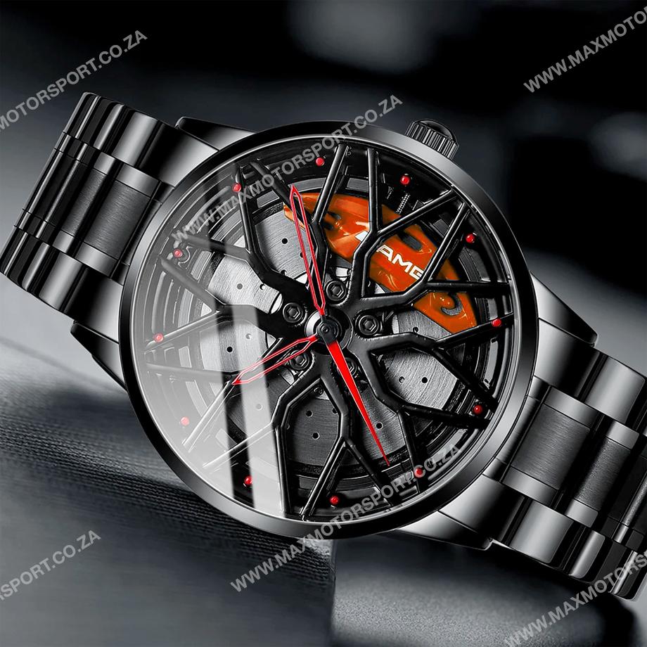 Sports Car Rim Wheel Watch - AMG Max Motorsport