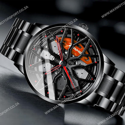 Sports Car Rim Wheel Watch - AMG Max Motorsport