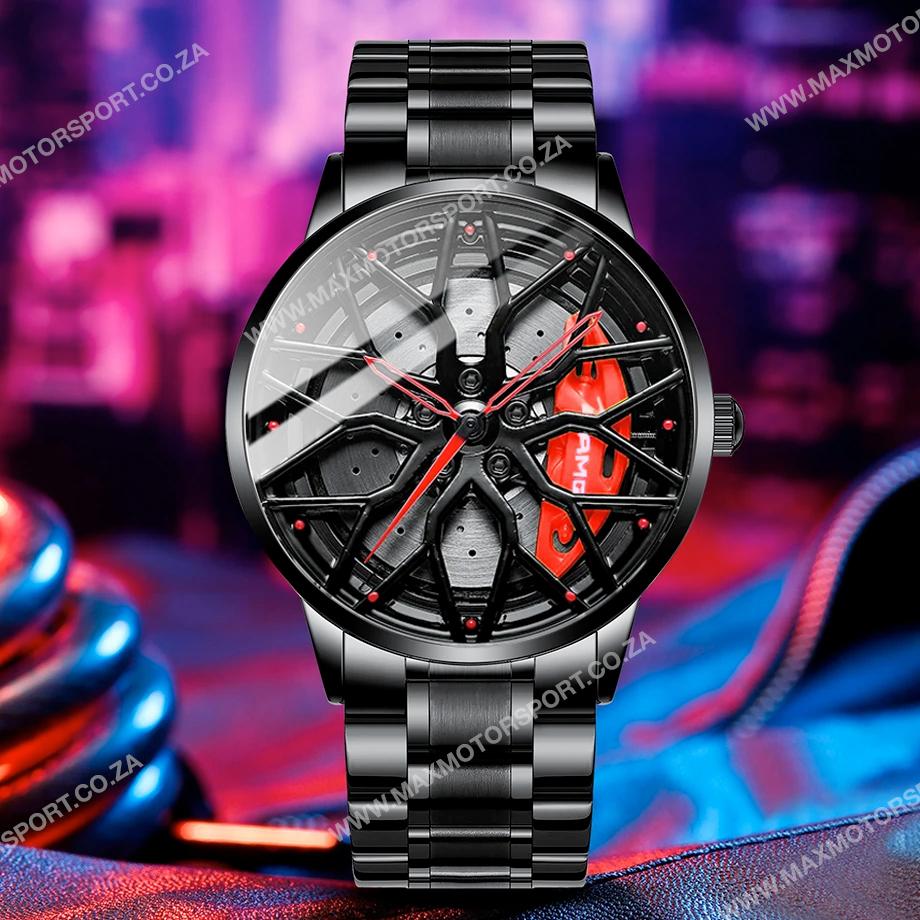 Sports Car Rim Wheel Watch - AMG Max Motorsport