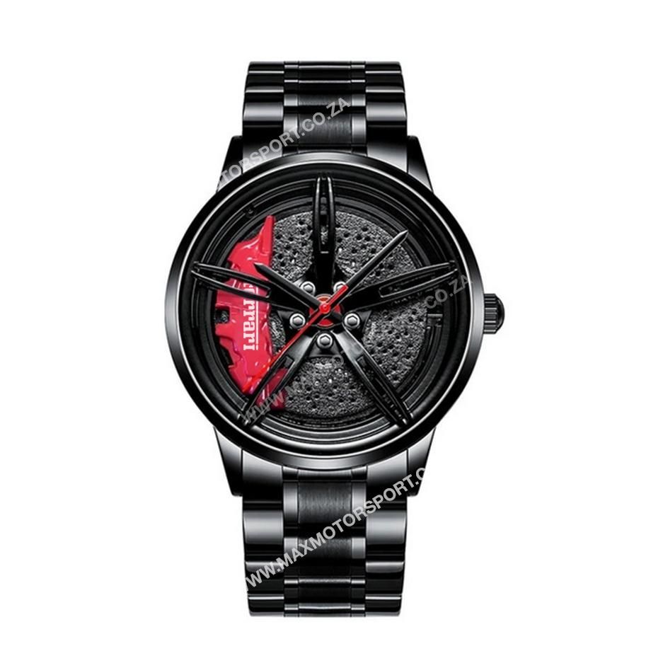 Sports Car Rim Wheel Watch - Ferrari Max Motorsport