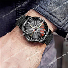 Load image into Gallery viewer, Sports Car Rim Wheel Watch - M4 Spinning Face Max Motorsport

