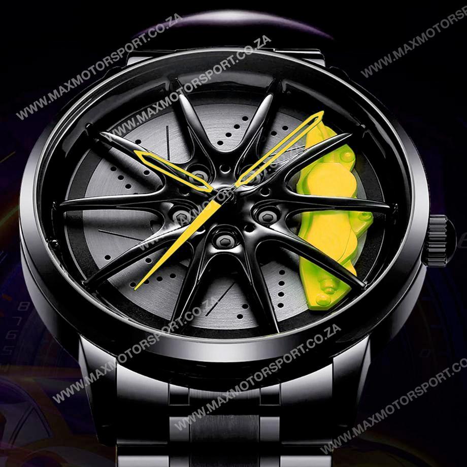 Sports Car Rim Wheel Watch - Nismo GT-R Max Motorsport