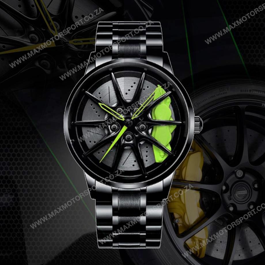 Sports Car Rim Wheel Watch - Nismo GT-R Max Motorsport