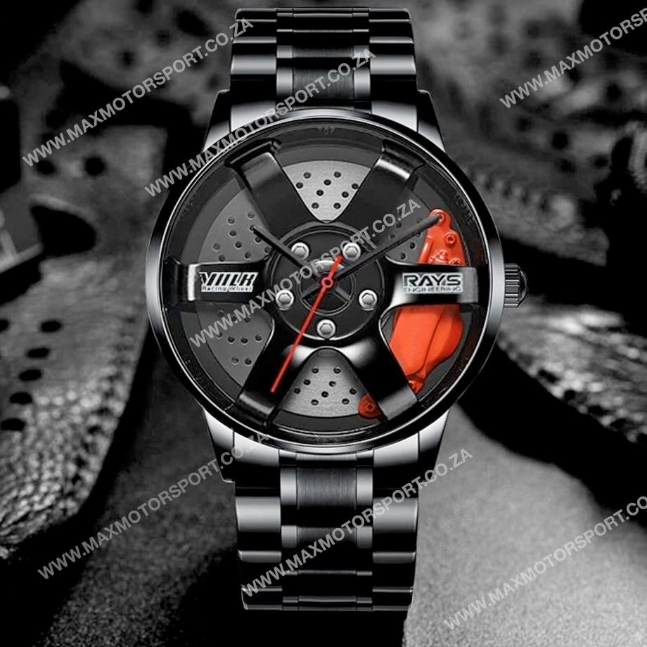 Sports Car Rim Wheel Watch - Rays Volk TE37 – Max Motorsport