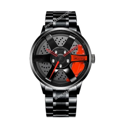 Sports Car Rim Wheel Watch - Volkswagen Racing Max Motorsport