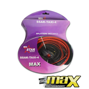 Star Sound 4 Gauge Taxi Wiring Kit maxmotorsports